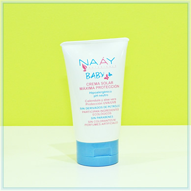 Crema solar máxima protección baby