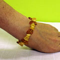 Pulsera de ámbar clara