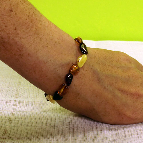Pulsera de ámbar mezcla