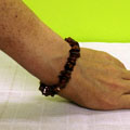 Pulsera de ámbar oscura