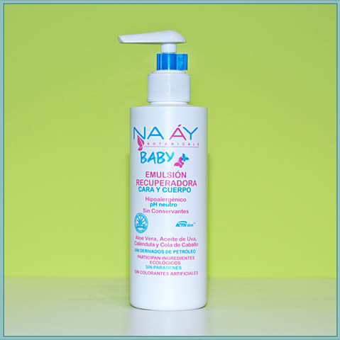 Emulsión recuperadora baby 200 ml.