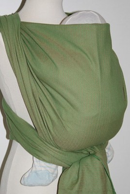 Fular Storchenwiege Leo verde