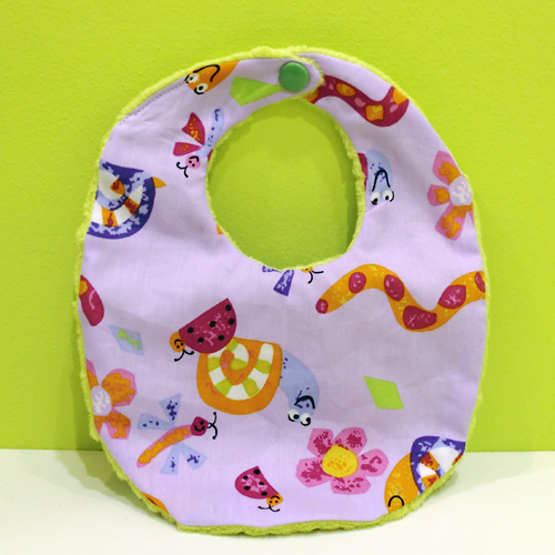 Babero pequeño Gusanos